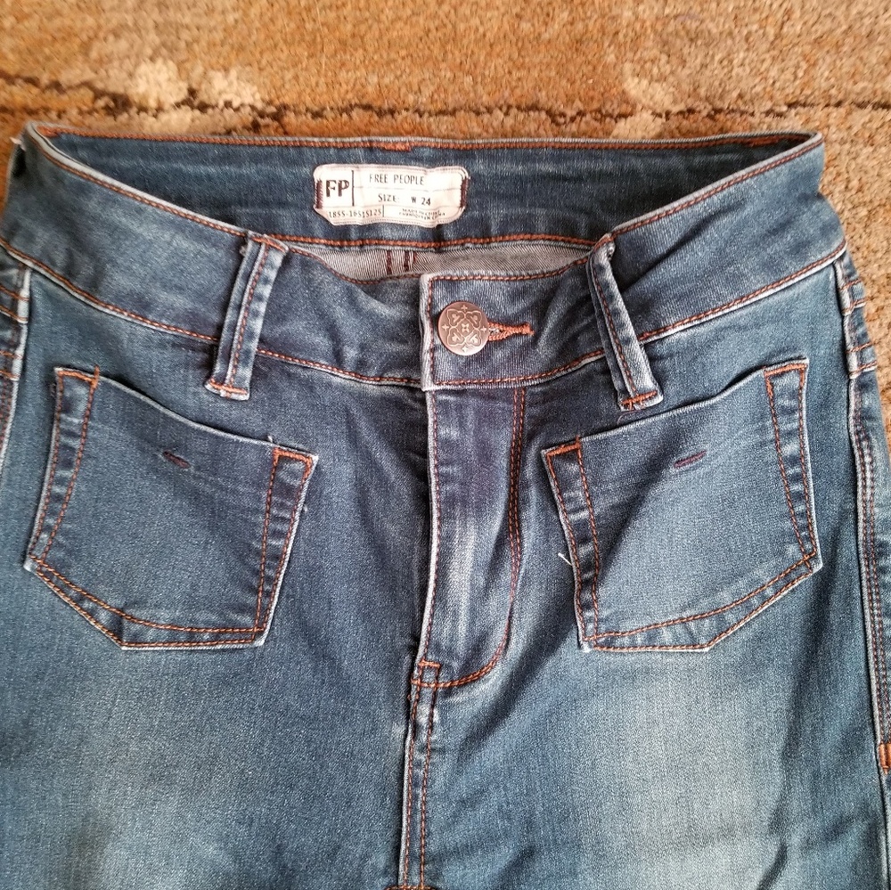 Free People Jean's highwaisted